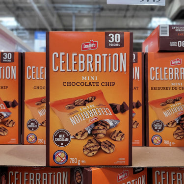 Image of Celebration, Mini Chocolate Chip Cookies 30-Pack - 30 x 26 Grams